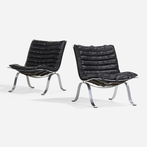 Ariet Lounge Chairs, Pair