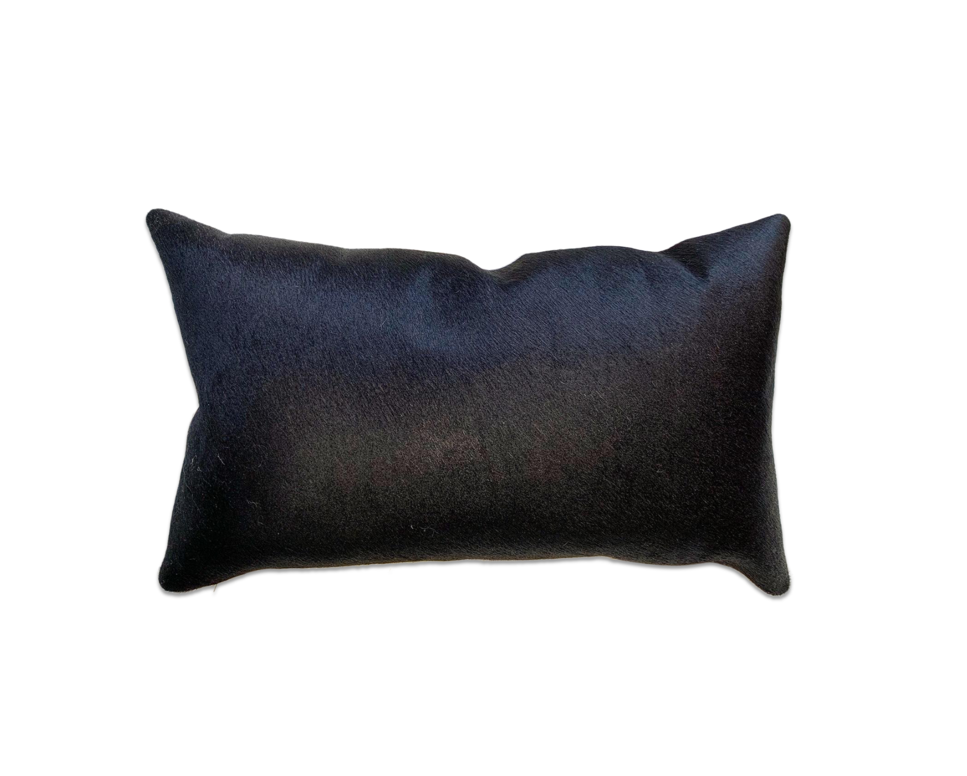 Black Cowhide Pillow, 21x13" - FORSYTH