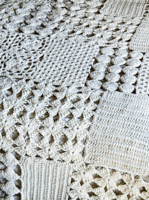 Hand-Knit Crochet Blanket