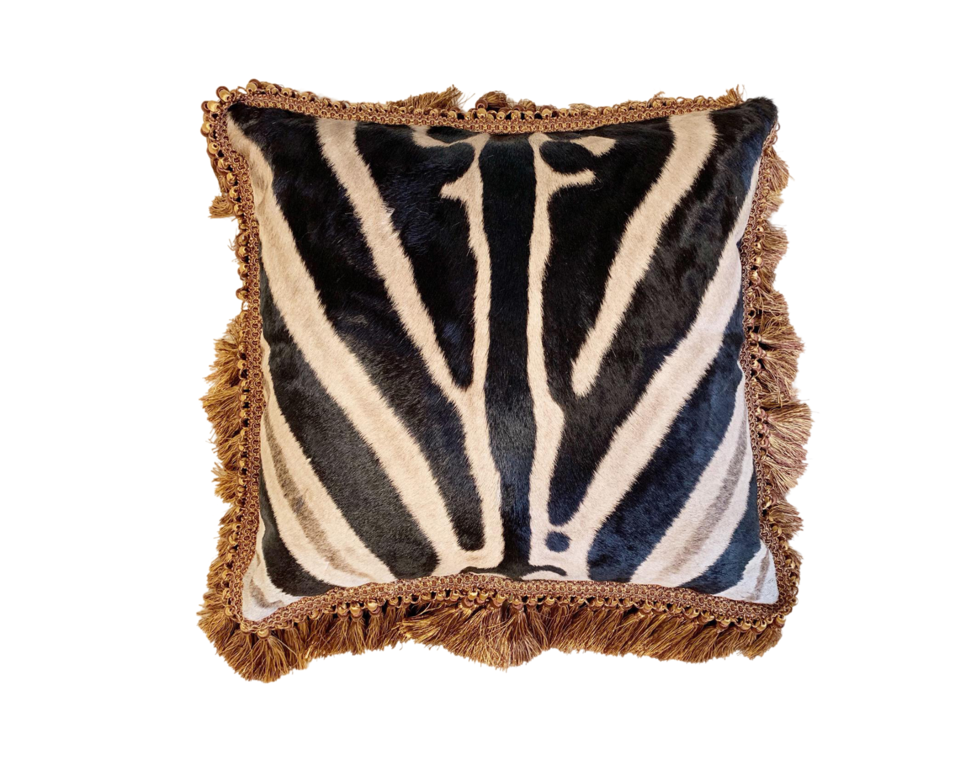 One of a Kind Zebra Pillow,  19" - FORSYTH