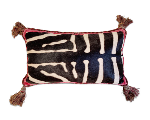 One of a Kind Zebra Pillow,  26" - FORSYTH