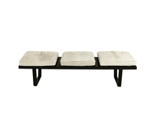 Model 4692 Platform Bench with Brazilian Cowhide Cushions - FORSYTH