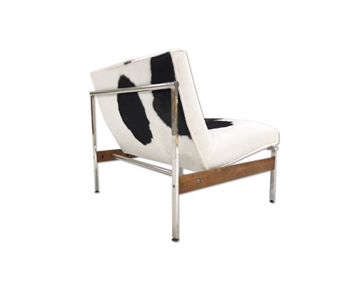 Lounge Chair in Brazilian Cowhide - FORSYTH