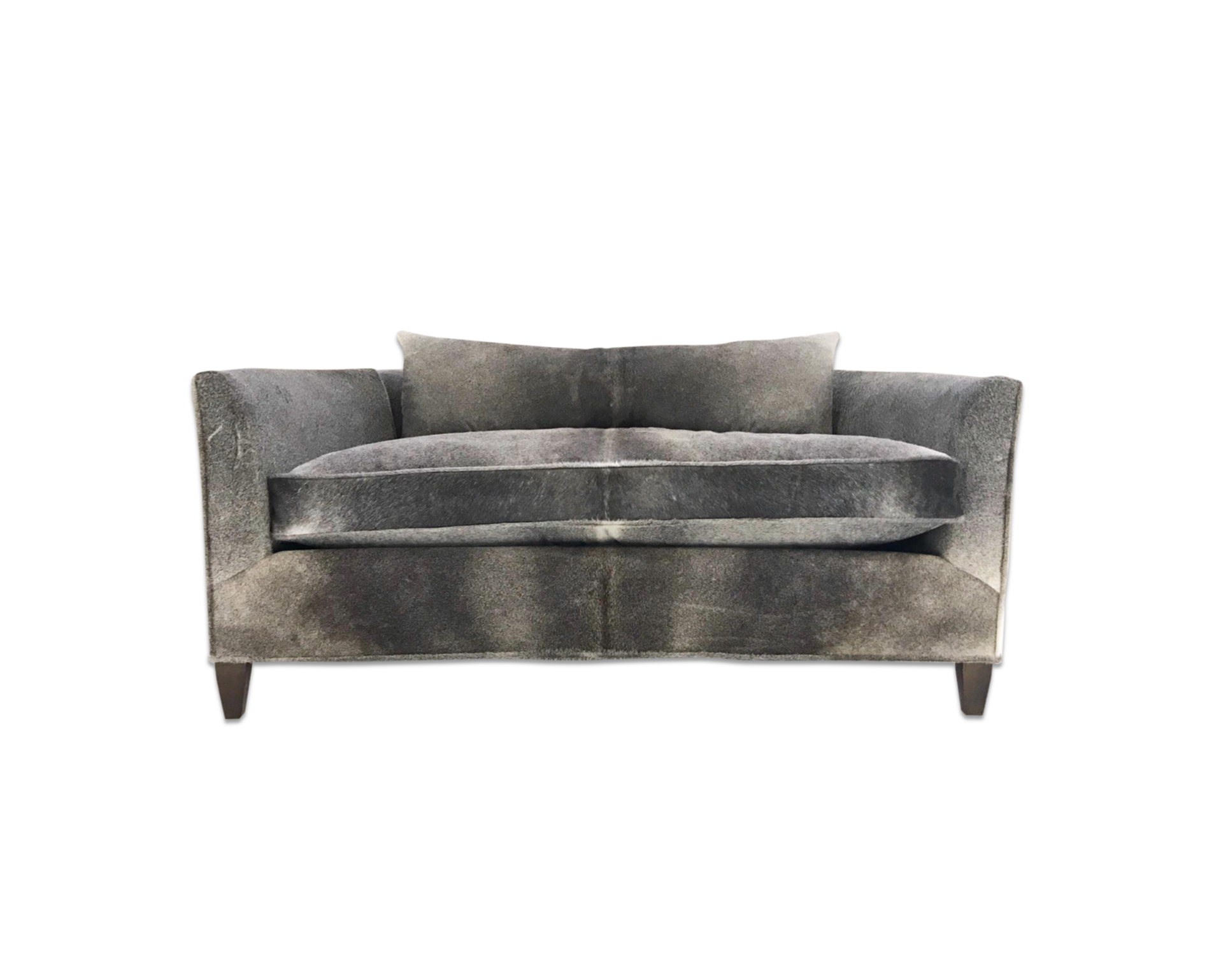 Loveseat in Brazilian Cowhide - FORSYTH