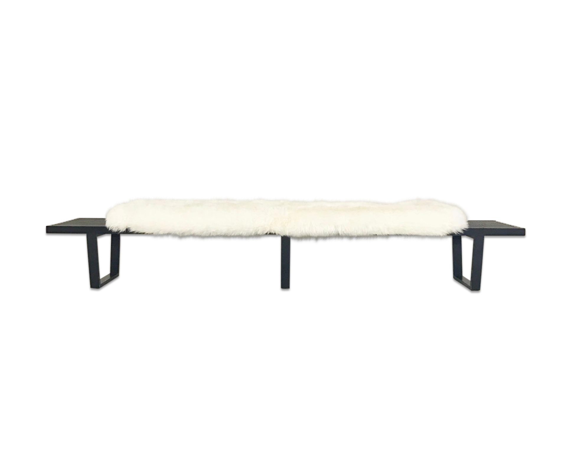 Model 4693 Platform Bench with Sheepskin Cushion - FORSYTH