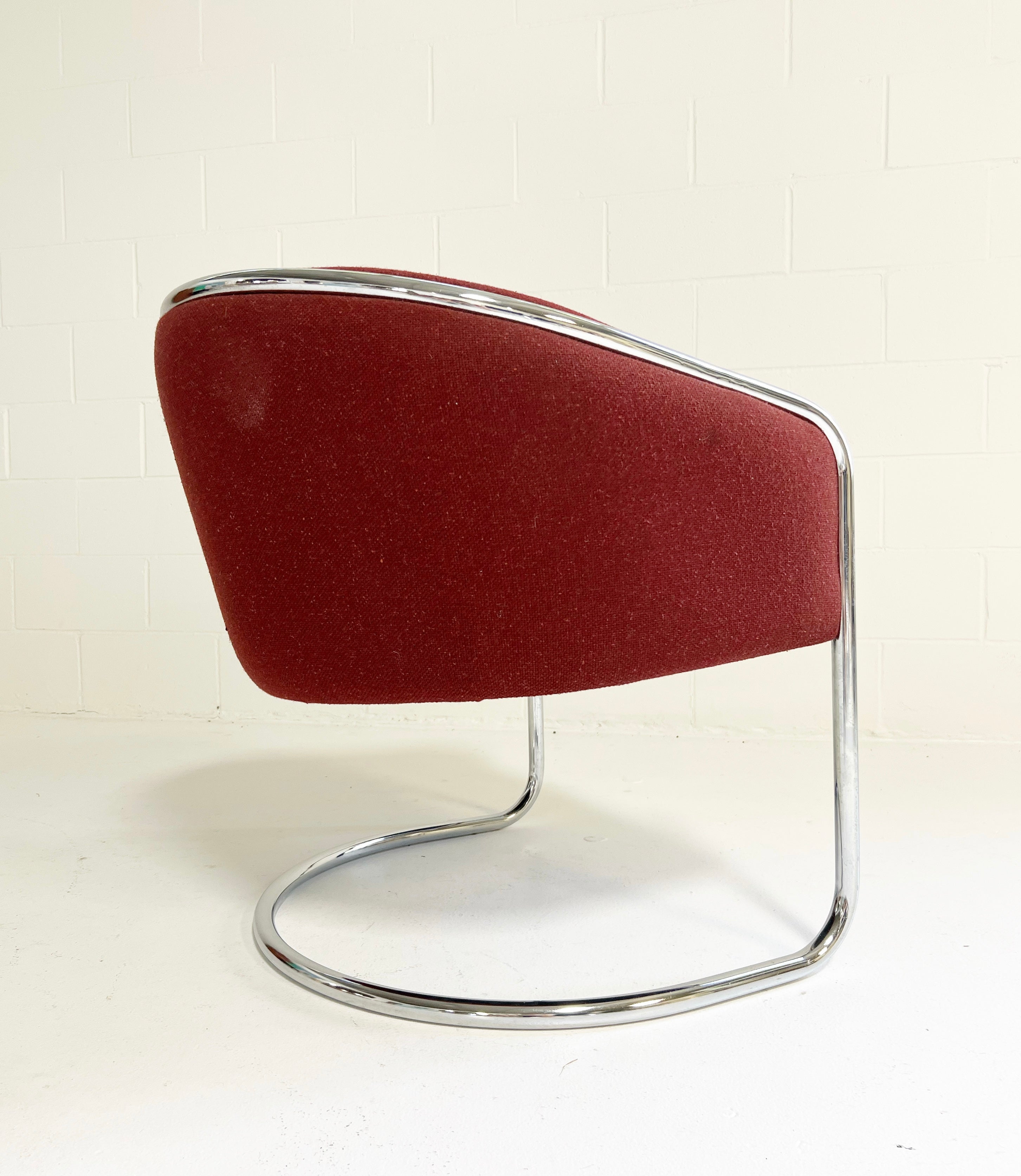 Chrome Frame Armchair, 2 Available
