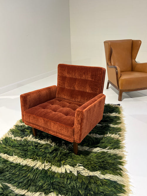 Armchairs in Pierre Frey Teddy Mohair