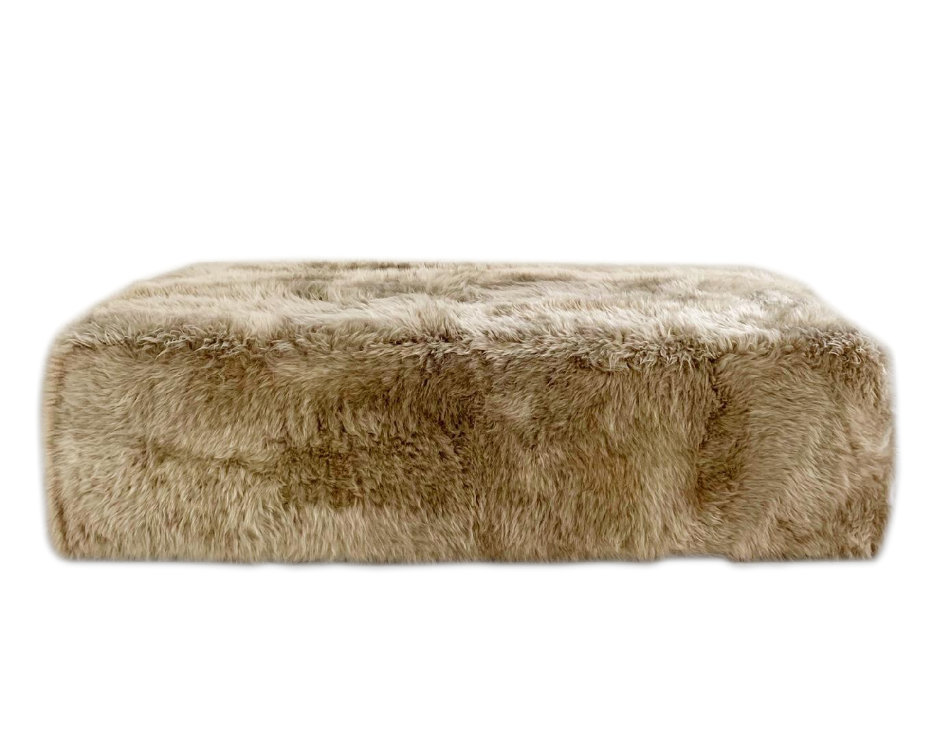 The Forsyth Large Ottoman in Sheepskin - FORSYTH