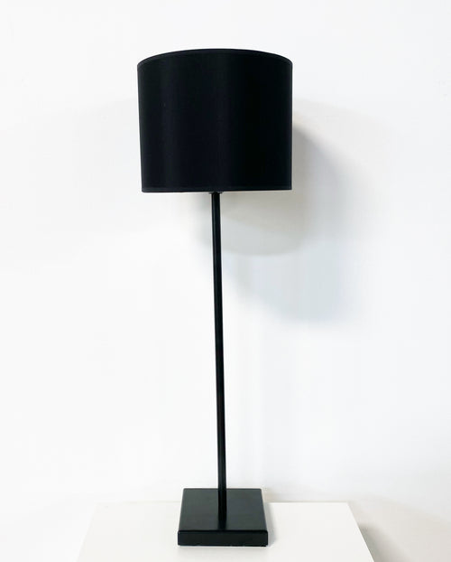 Tall skinny black table lamp discount