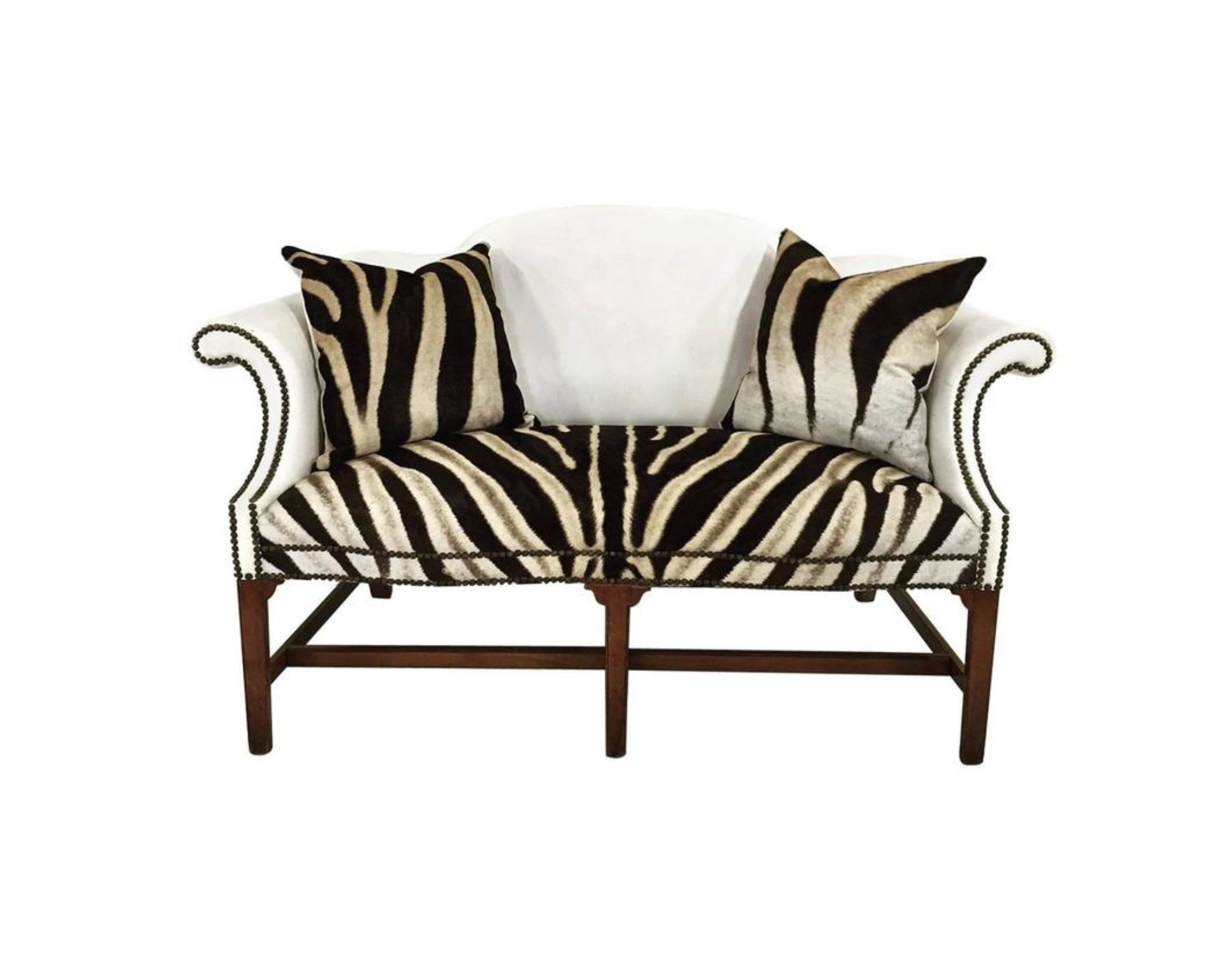 Loveseat in Zebra Hide - FORSYTH