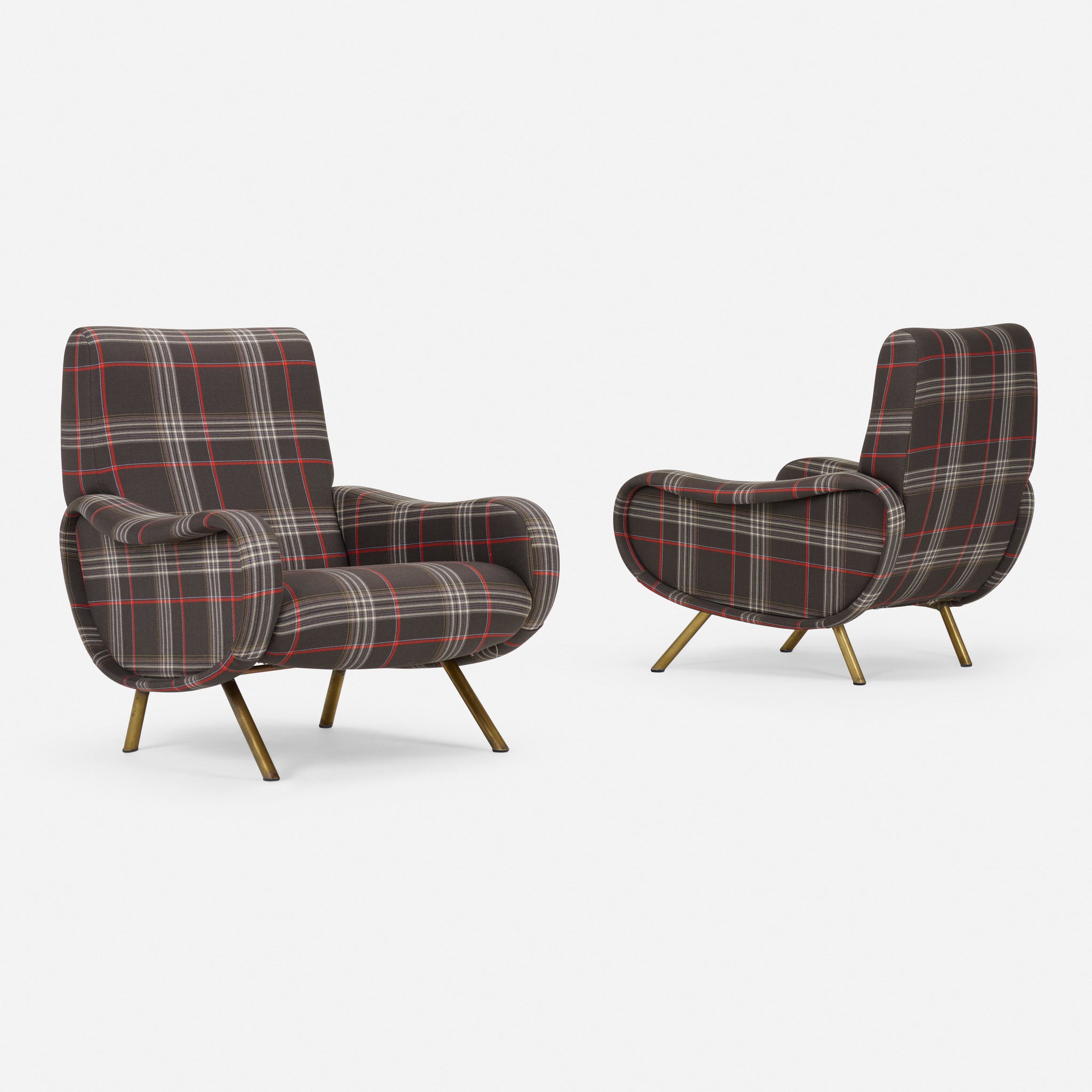 Lady Lounge Chairs, Pair