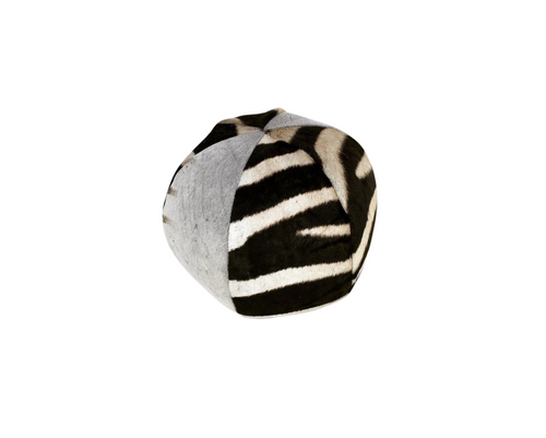 Mini Zebra Ball Pillow, 7" - FORSYTH