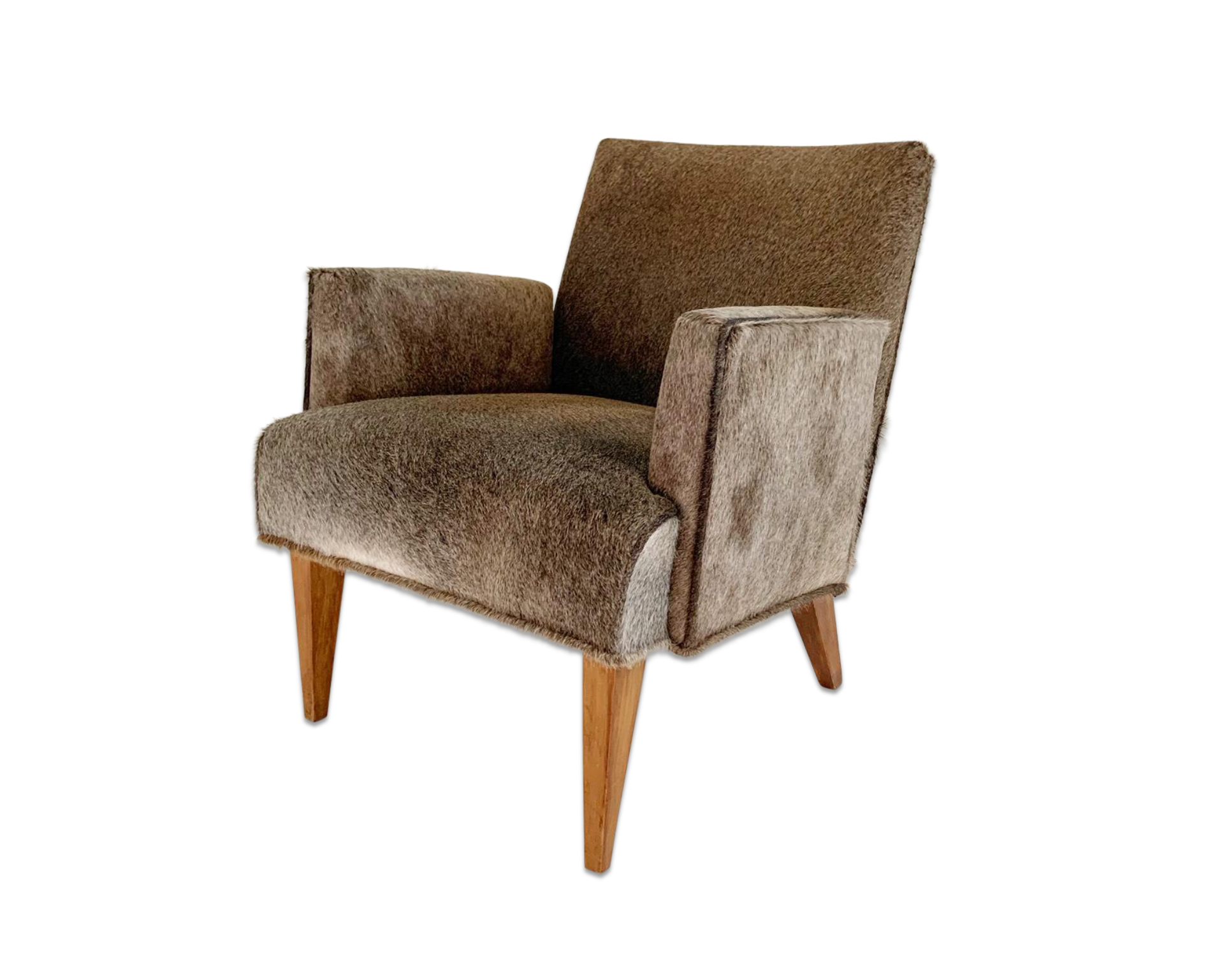 Armchair in Brazilian Cowhide - FORSYTH