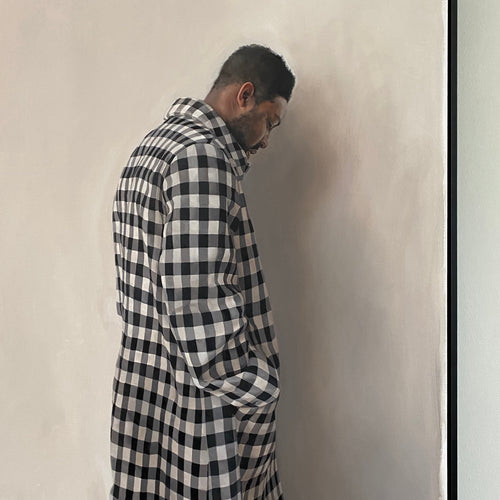 Man in Black and White Coat
