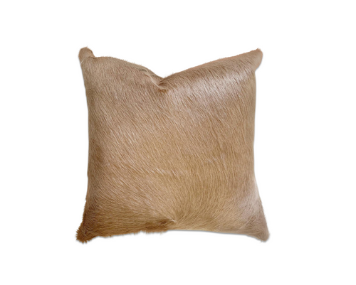 Palomino Cowhide Pillow, 18" - FORSYTH