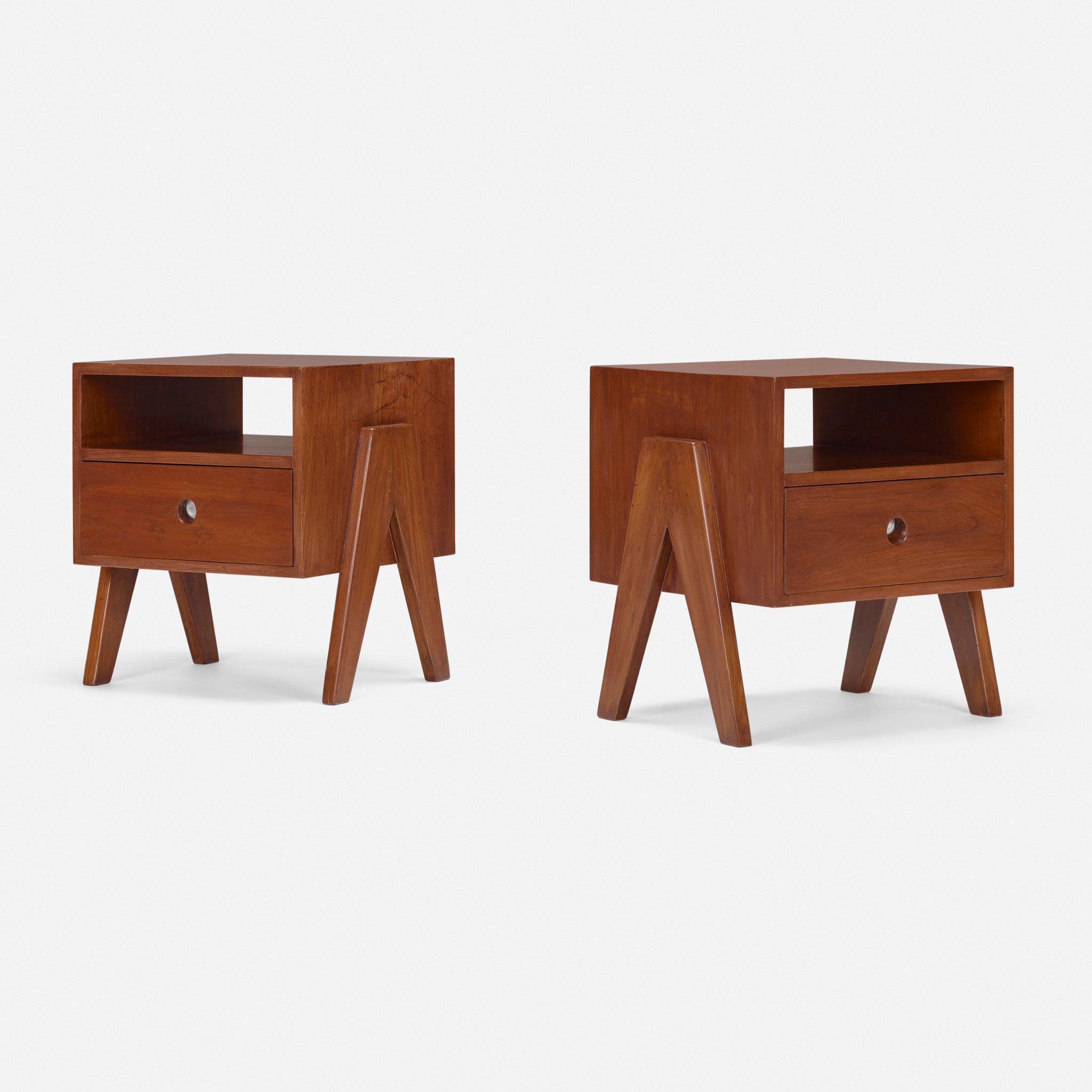 Nightstands from Chandigarh, pair