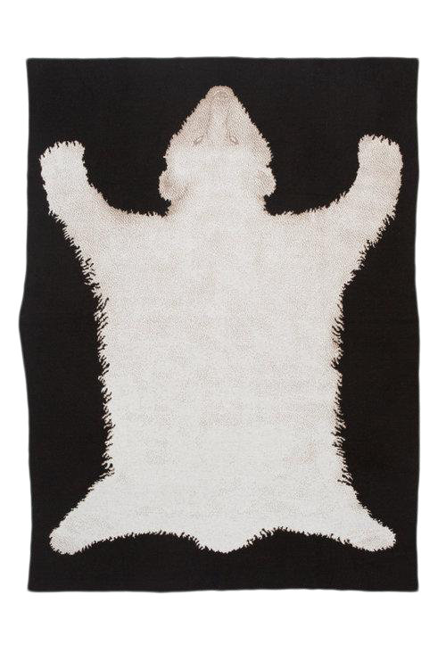 Polar Bear Cashmere Blanket
