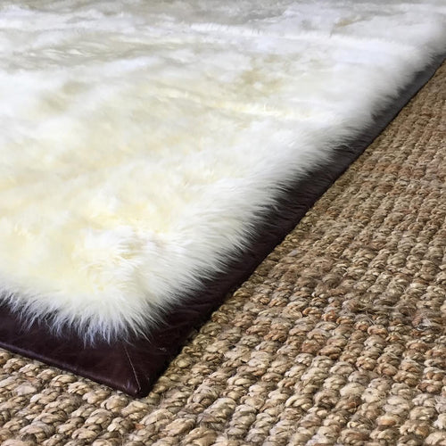 Luxurious Sheepskin Area Rug - 9 x 9.5 feet - FORSYTH