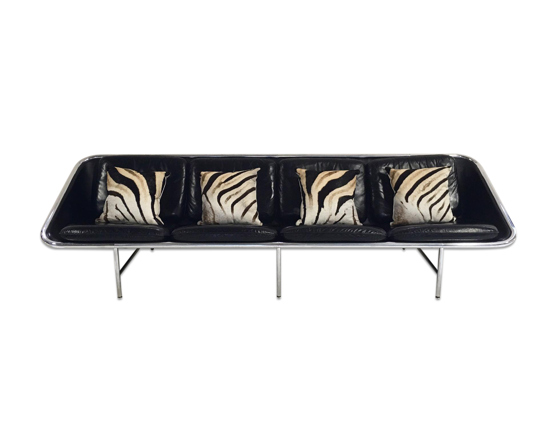 Model 6833 Sling Sofa with Zebra Pillows - FORSYTH