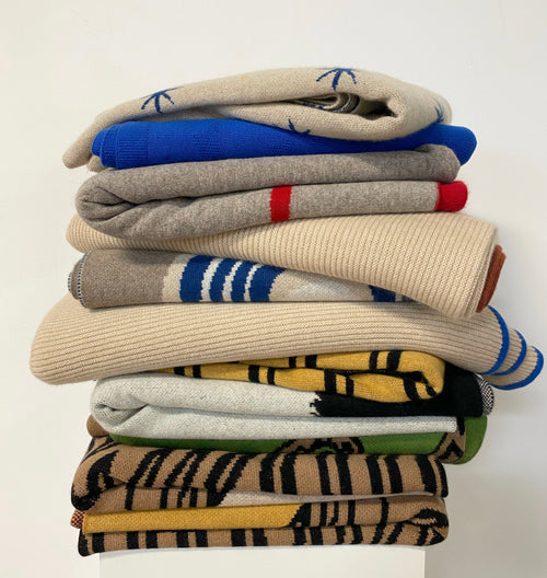 Tiger Stripe Cashmere Blanket