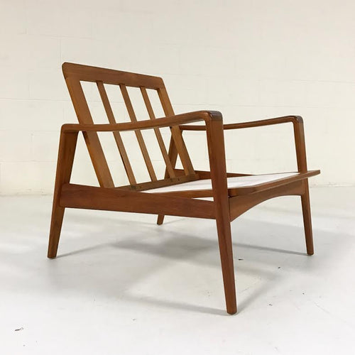 Lounge Chairs in New Zealand Sheepskin, pair - FORSYTH