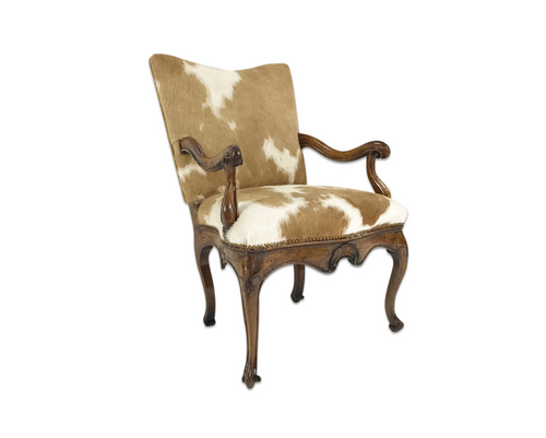 Armchair in Brazilian Cowhide - FORSYTH