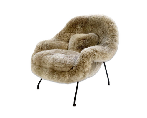 Womb Chair in New Zealand Sheepskin - FORSYTH