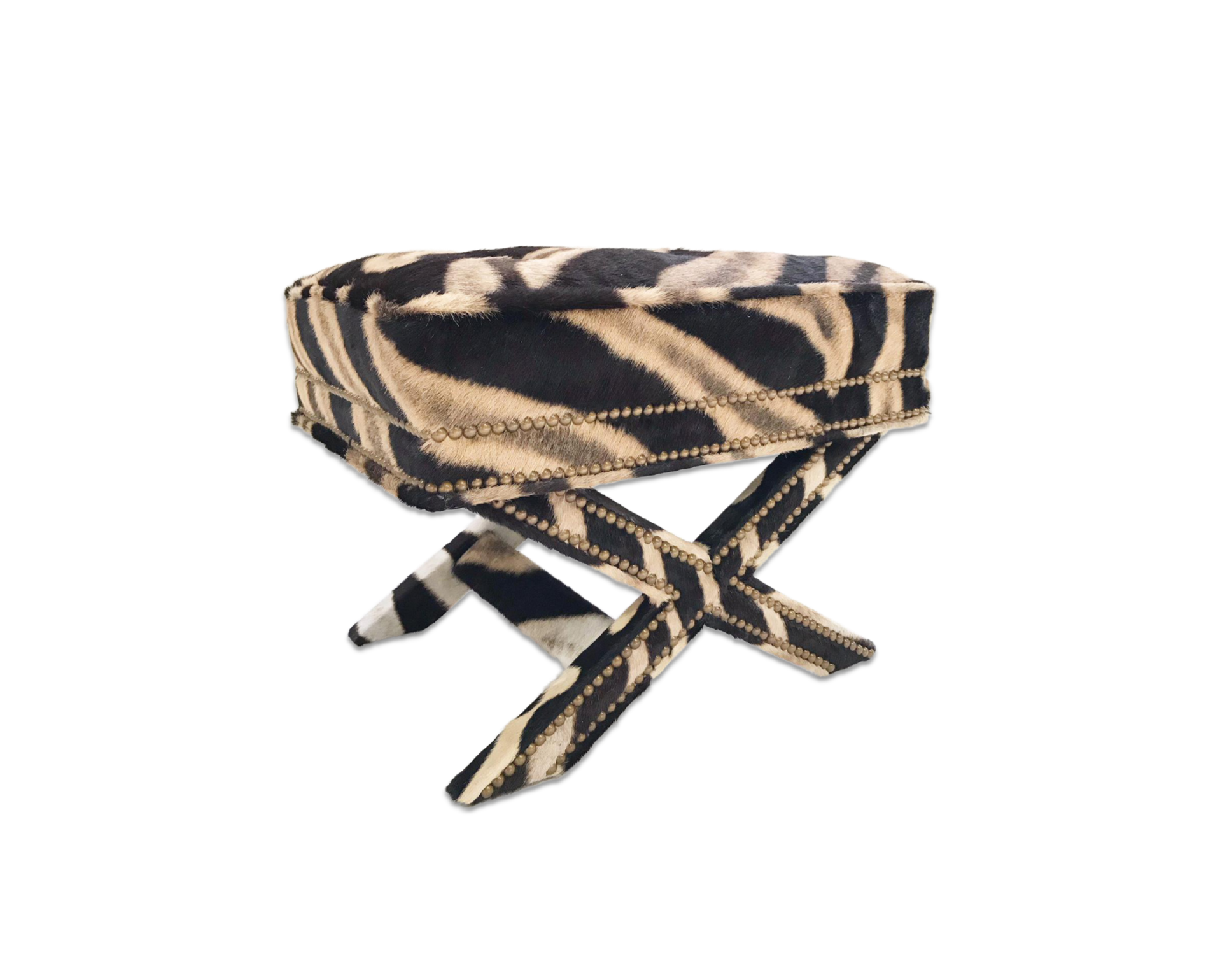 X Bench in Zebra Hide - FORSYTH